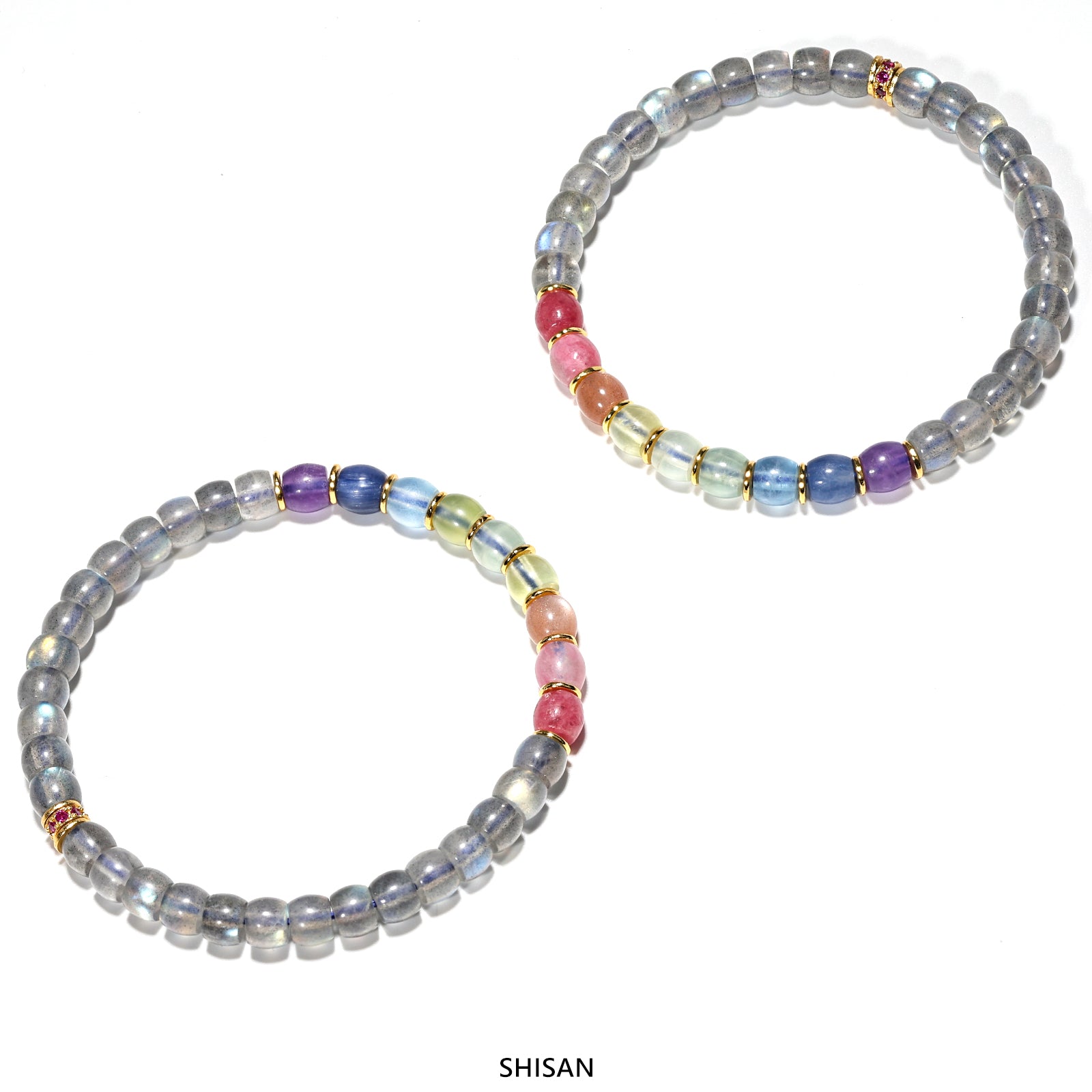 Multicolored Moonstone Energy Bracelet