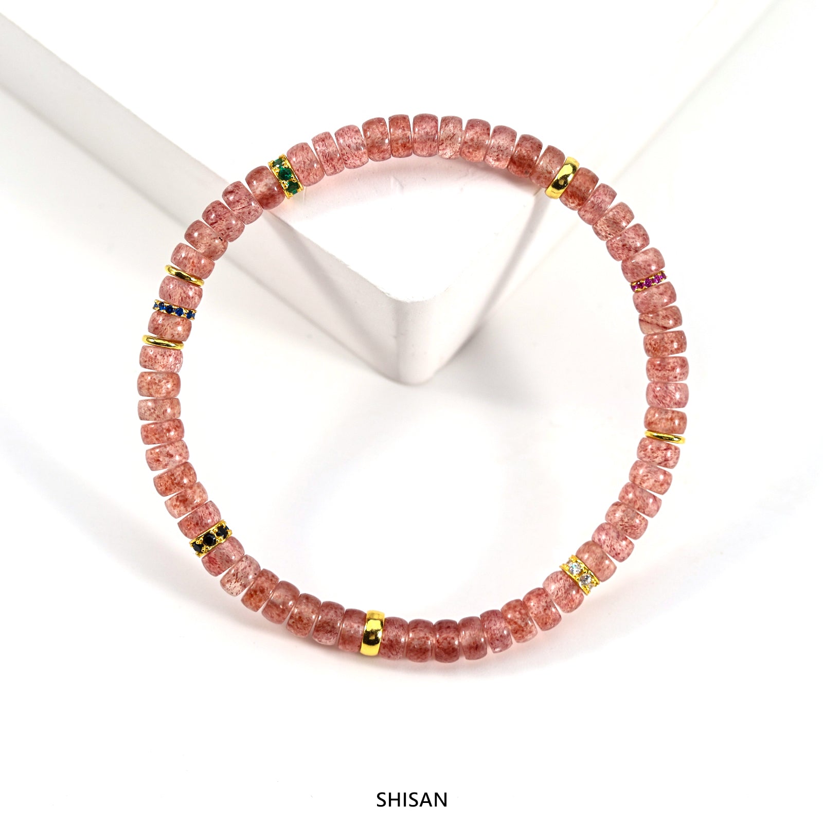 Strawberry Quartz Energy Bracelet